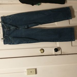 Denim Riders 14P blue jeans straight leg dark wash excellent condition